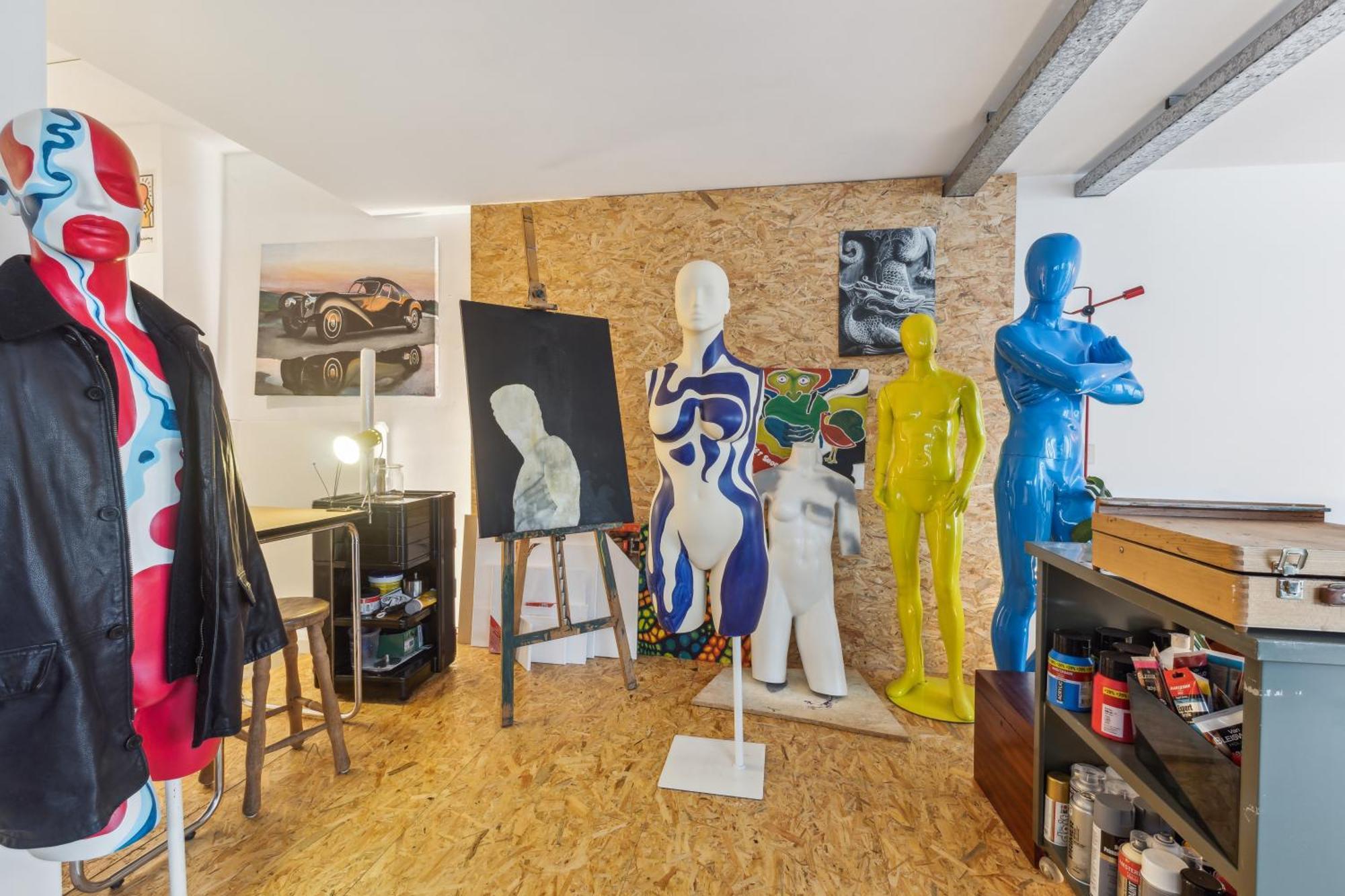 Cosy Art Studio Near Station With Bikes And Garden Gent Ngoại thất bức ảnh